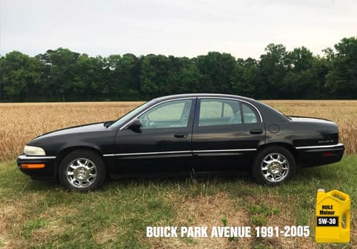 Buick Park Avenue huile 5w-30