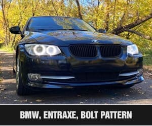 bannière Entraxe Bolt Pattern BMW