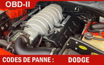 moteur Dodge codes de panne