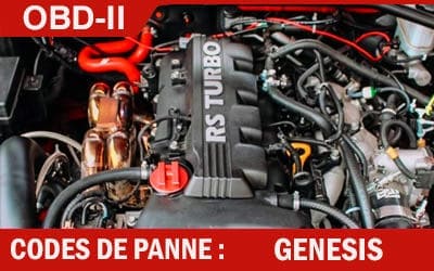 Moteur Genesis code de panne