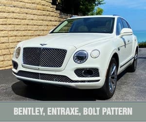 bannière entraxe Bolt Pattern Bentley