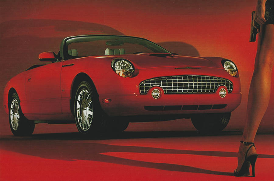 Ford Thunderbird 2005 rouge Ford Thunderbird 2005 La onzième génération
