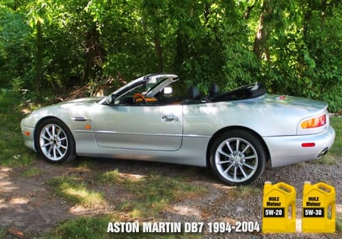 Aston Martin huile 5w-20 5w-30