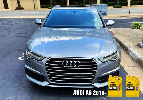Automobile Audi A6 huile