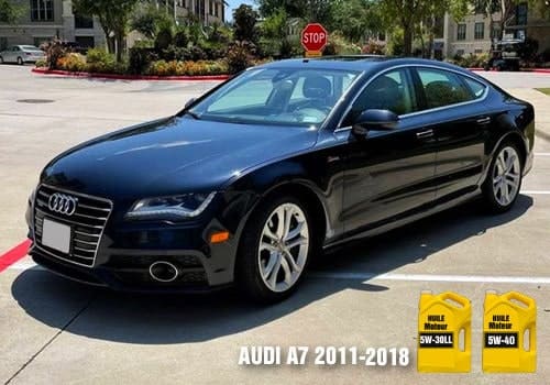 Automobile Audi A7 huile 