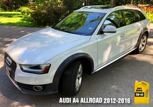 Véhicule Audi A4 Allroad huile 5w-40