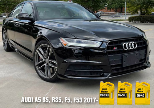 Audi A5 huile noir