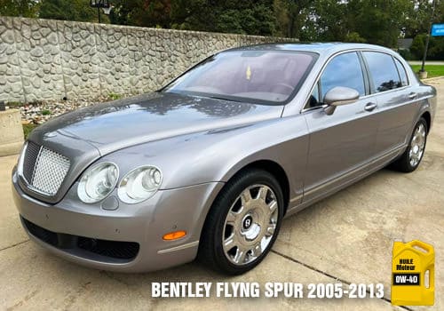 Bentley Flying Spur grise 0w-40