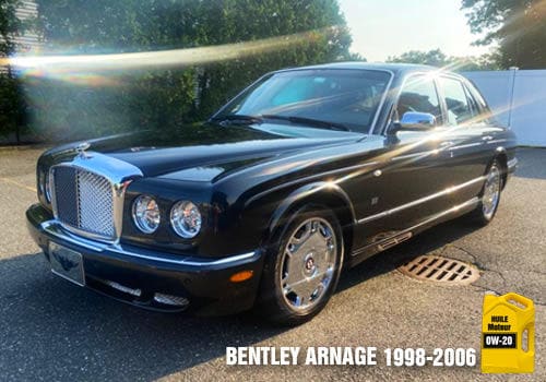 Bentley Arnage huile 0w-20