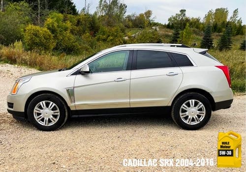 Cadilac SRX huile 5w-30
