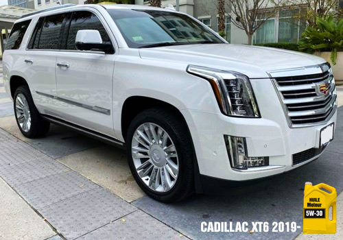 Cadillac xt6 huile 5w-30