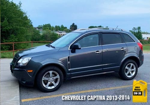 Chevrolet Captiva huile moteur 5w-30