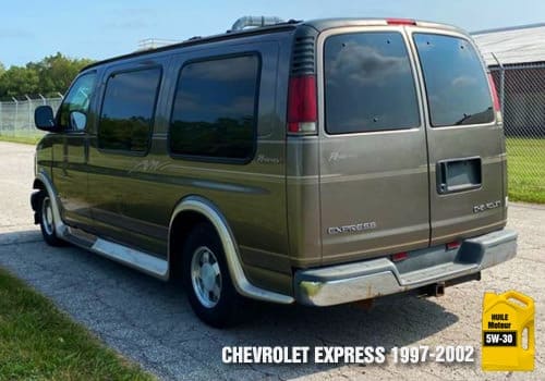 Chevrolet Express huile 5w-30