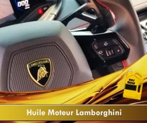Bannière Huile à Moteur Lamborghini