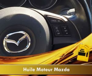 Bannière Huile à Moteur Mazda