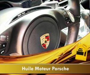 Bannière Huile à moteur Porsche