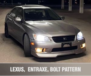 Bannière Entraxe Bolt Pattern Lexus