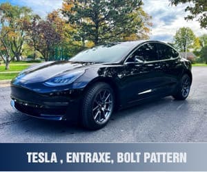 Bannière Entraxe Bolt Pattern Tesla